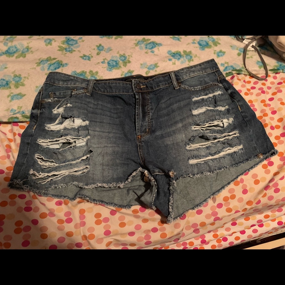 Torrid Insider Edition Ripped Jean shorts !
